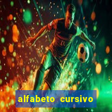 alfabeto cursivo para treinar caligrafia