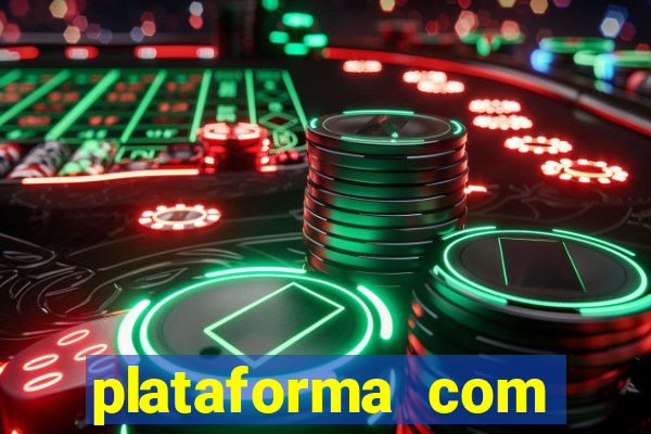 plataforma com porcentagem de ganhos