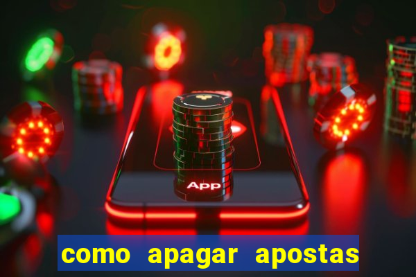 como apagar apostas no app da caixa