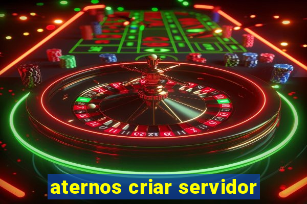 aternos criar servidor