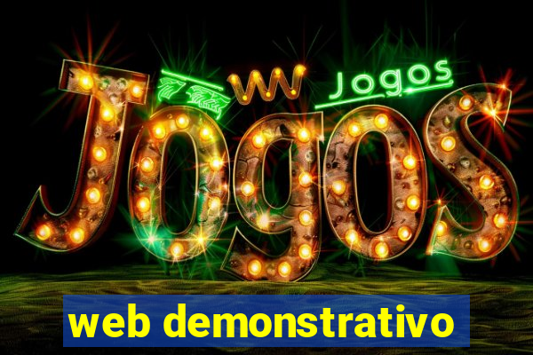 web demonstrativo