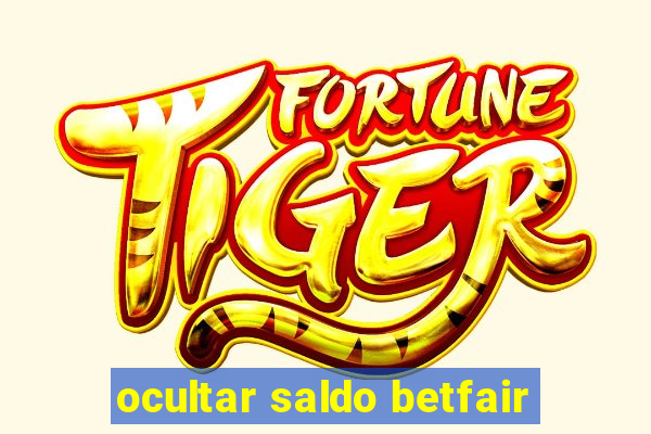 ocultar saldo betfair