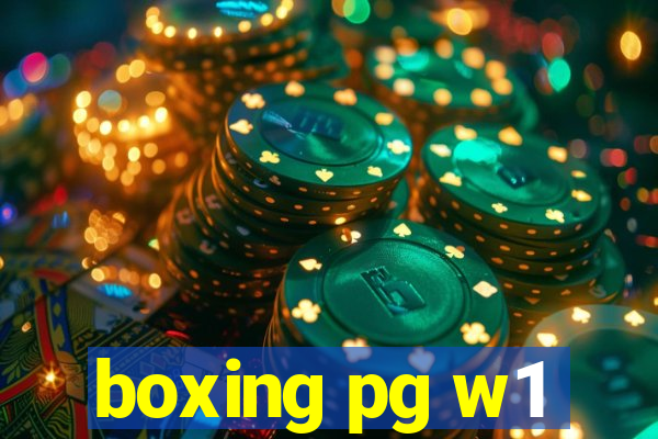 boxing pg w1